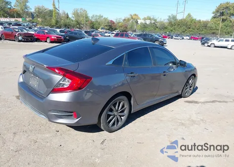 2020 Honda Civic Ex from USA, damaged, VIN 19XFC1F38LE214545